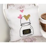 - Rh-K9207-Gorsel2 - Realhomes  Sevgililer Günü Temalı Özel Tasarım Dijital Baskılı Modern Yastık Kırlent Kılıfı Realhomes