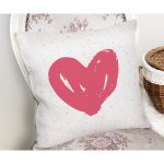 - Rh-K9211-Gorsel2 - Realhomes  Sevgililer Günü Temalı Özel Tasarım Dijital Baskılı Modern Yastık Kırlent Kılıfı Realhomes