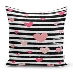 - Rh-K9222-Gorsel1 - Realhomes Sevgililer Günü Temalı Özel Tasarım Dijital Baskılı Modern Yastık Kırlent Kılıfı Realhomes