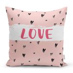 - Rh-K9225-Gorsel1 - Realhomes Sevgililer Günü Temalı Özel Tasarım Dijital Baskılı Modern Yastık Kırlent Kılıfı Realhomes