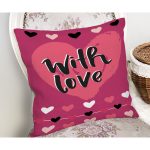 - Rh-K9227-Gorsel2 - Realhomes  Sevgililer Günü Temalı Özel Tasarım Dijital Baskılı Modern Yastık Kırlent Kılıfı Realhomes