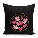 - Rh-K9229-Gorsel1 - Realhomes Sevgililer Günü Temalı Özel Tasarım Dijital Baskılı Modern Yastık Kırlent Kılıfı Realhomes
