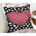 - Rh-K9233-Gorsel2 - Realhomes  Sevgililer Günü Temalı Özel Tasarım Dijital Baskılı Modern Yastık Kırlent Kılıfı Realhomes