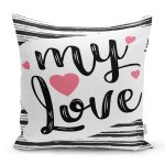 - Rh-K9234-Gorsel1 - Realhomes Sevgililer Günü Temalı Özel Tasarım Dijital Baskılı Modern Yastık Kırlent Kılıfı Realhomes
