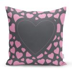 Sevgililer Günü Temalı Özel Tasarım Dijital Baskılı Modern Yastık Kırlent Kılıfı Realhomes