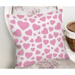 Sevgililer Günü Temalı Özel Tasarım Dijital Baskılı Modern Yastık Kırlent Kılıfı Realhomes