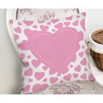 Sevgililer Günü Temalı Özel Tasarım Dijital Baskılı Modern Yastık Kırlent Kılıfı Realhomes