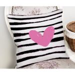- Rh-K9248-Gorsel2 - Realhomes  Sevgililer Günü Temalı Özel Tasarım Dijital Baskılı Modern Yastık Kırlent Kılıfı Realhomes