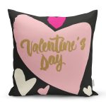 - Rh-K9255-Gorsel1 - Realhomes  Sevgililer Günü Temalı Özel Tasarım Dijital Baskılı Modern Yastık Kırlent Kılıfı Realhomes