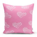 Sevgililer Günü Temalı Özel Tasarım Dijital Baskılı Modern Yastık Kırlent Kılıfı Realhomes