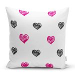 Sevgililer Günü Temalı Özel Tasarım Dijital Baskılı Modern Yastık Kırlent Kılıfı Realhomes