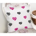 Sevgililer Günü Temalı Özel Tasarım Dijital Baskılı Modern Yastık Kırlent Kılıfı Realhomes