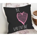 Sevgililer Günü Temalı Özel Tasarım Dijital Baskılı Modern Yastık Kırlent Kılıfı Realhomes