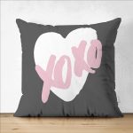 - Suet-K9003-Gorsel1 - Realhomes  Çift Taraflı Sevgililer Günü Temalı Özel Tasarım Dijital Baskılı Modern Süet Yastık Kırlent Kılıfı Realhomes