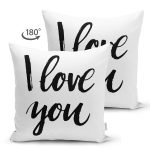 - Suet-K9010-Gorsel2 - Realhomes  Çift Taraflı Sevgililer Günü Temalı Özel Tasarım Dijital Baskılı Modern Süet Yastık Kırlent Kılıfı Realhomes