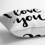 - Suet-K9010-Gorsel3 - Realhomes  Çift Taraflı Sevgililer Günü Temalı Özel Tasarım Dijital Baskılı Modern Süet Yastık Kırlent Kılıfı Realhomes