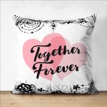 - Suet-K9014-Gorsel1 - Realhomes  Çift Taraflı Sevgililer Günü Temalı Özel Tasarım Dijital Baskılı Modern Süet Yastık Kırlent Kılıfı Realhomes