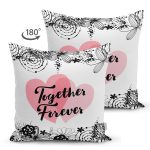 - Suet-K9014-Gorsel2 - Realhomes  Çift Taraflı Sevgililer Günü Temalı Özel Tasarım Dijital Baskılı Modern Süet Yastık Kırlent Kılıfı Realhomes