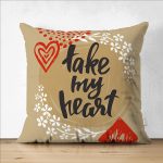 - Suet-K9019-Gorsel1 - Realhomes  Çift Taraflı Sevgililer Günü Temalı Özel Tasarım Dijital Baskılı Modern Süet Yastık Kırlent Kılıfı Realhomes