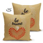 - Suet-K9023-Gorsel2 - Realhomes  Çift Taraflı Sevgililer Günü Temalı Özel Tasarım Dijital Baskılı Modern Süet Yastık Kırlent Kılıfı Realhomes