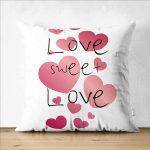 - Suet-K9028-Gorsel1 - Realhomes  Çift Taraflı Sevgililer Günü Temalı Özel Tasarım Dijital Baskılı Modern Süet Yastık Kırlent Kılıfı Realhomes