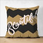 Çift Taraflı Sevgililer Günü Temalı Özel Tasarım Dijital Baskılı Modern Süet Yastık Kırlent Kılıfı Realhomes