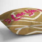 Çift Taraflı Sevgililer Günü Temalı Özel Tasarım Dijital Baskılı Modern Süet Yastık Kırlent Kılıfı Realhomes