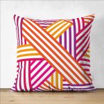 Çift Taraflı Sevgililer Günü Temalı Özel Tasarım Dijital Baskılı Modern Süet Yastık Kırlent Kılıfı Realhomes