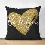 - Suet-K9096-Gorsel1 - Realhomes  Çift Taraflı Sevgililer Günü Temalı Özel Tasarım Dijital Baskılı Modern Süet Yastık Kırlent Kılıfı Realhomes