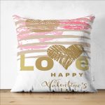 - Suet-K9102-Gorsel1 - Realhomes  Çift Taraflı Sevgililer Günü Temalı Özel Tasarım Dijital Baskılı Modern Süet Yastık Kırlent Kılıfı Realhomes