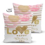 - Suet-K9102-Gorsel2 - Realhomes  Çift Taraflı Sevgililer Günü Temalı Özel Tasarım Dijital Baskılı Modern Süet Yastık Kırlent Kılıfı Realhomes