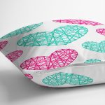 Çift Taraflı Sevgililer Günü Temalı Özel Tasarım Dijital Baskılı Modern Süet Yastık Kırlent Kılıfı Realhomes