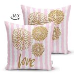 - Suet-K9119-Gorsel2 - Realhomes  Çift Taraflı Sevgililer Günü Temalı Özel Tasarım Dijital Baskılı Modern Süet Yastık Kırlent Kılıfı Realhomes