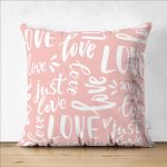 - Suet-K9124-Gorsel1 - Realhomes  Çift Taraflı Sevgililer Günü Temalı Özel Tasarım Dijital Baskılı Modern Süet Yastık Kırlent Kılıfı Realhomes