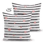 - Suet-K9126-Gorsel2 - Realhomes  Çift Taraflı Sevgililer Günü Temalı Özel Tasarım Dijital Baskılı Modern Süet Yastık Kırlent Kılıfı Realhomes