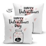 - Suet-K9142-Gorsel2 - Realhomes Çift Taraflı Sevgililer Günü Temalı Özel Tasarım Dijital Baskılı Modern Süet Yastık Kırlent Kılıfı Realhomes