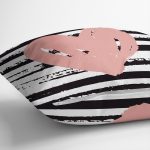 Çift Taraflı Sevgililer Günü Temalı Özel Tasarım Dijital Baskılı Modern Süet Yastık Kırlent Kılıfı Realhomes