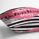 - Suet-K9151-Gorsel3 - Realhomes  Çift Taraflı Sevgililer Günü Temalı Özel Tasarım Dijital Baskılı Modern Süet Yastık Kırlent Kılıfı Realhomes