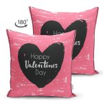 - Suet-K9152-Gorsel2 - Realhomes  Çift Taraflı Sevgililer Günü Temalı Özel Tasarım Dijital Baskılı Modern Süet Yastık Kırlent Kılıfı Realhomes