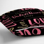 - Suet-K9161-Gorsel3 - Realhomes  Çift Taraflı Sevgililer Günü Temalı Özel Tasarım Dijital Baskılı Modern Süet Yastık Kırlent Kılıfı Realhomes