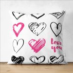 - Suet-K9166-Gorsel1 - Realhomes  Çift Taraflı Sevgililer Günü Temalı Özel Tasarım Dijital Baskılı Modern Süet Yastık Kırlent Kılıfı Realhomes