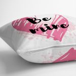 Çift Taraflı Sevgililer Günü Temalı Özel Tasarım Dijital Baskılı Modern Süet Yastık Kırlent Kılıfı Realhomes