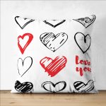 - Suet-K9175-Gorsel1 - Realhomes  Çift Taraflı Sevgililer Günü Temalı Özel Tasarım Dijital Baskılı Modern Süet Yastık Kırlent Kılıfı Realhomes