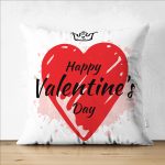 - Suet-K9176-Gorsel1 - Realhomes  Çift Taraflı Sevgililer Günü Temalı Özel Tasarım Dijital Baskılı Modern Süet Yastık Kırlent Kılıfı Realhomes