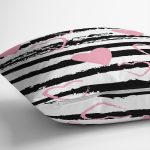 Çift Taraflı Sevgililer Günü Temalı Özel Tasarım Dijital Baskılı Modern Süet Yastık Kırlent Kılıfı Realhomes