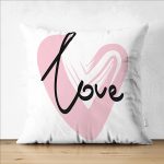 - Suet-K9182-Gorsel1 - Realhomes  Çift Taraflı Sevgililer Günü Temalı Özel Tasarım Dijital Baskılı Modern Süet Yastık Kırlent Kılıfı Realhomes