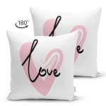 - Suet-K9182-Gorsel2 - Realhomes  Çift Taraflı Sevgililer Günü Temalı Özel Tasarım Dijital Baskılı Modern Süet Yastık Kırlent Kılıfı Realhomes