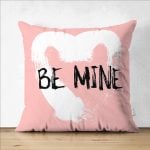 Çift Taraflı Sevgililer Günü Temalı Özel Tasarım Dijital Baskılı Modern Süet Yastık Kırlent Kılıfı Realhomes
