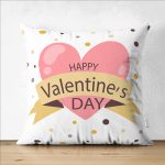 - Suet-K9197-Gorsel1 - Realhomes  Çift Taraflı Sevgililer Günü Temalı Özel Tasarım Dijital Baskılı Modern Süet Yastık Kırlent Kılıfı Realhomes
