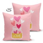- Suet-K9198-Gorsel2 - Realhomes Çift Taraflı Sevgililer Günü Temalı Özel Tasarım Dijital Baskılı Modern Süet Yastık Kırlent Kılıfı Realhomes